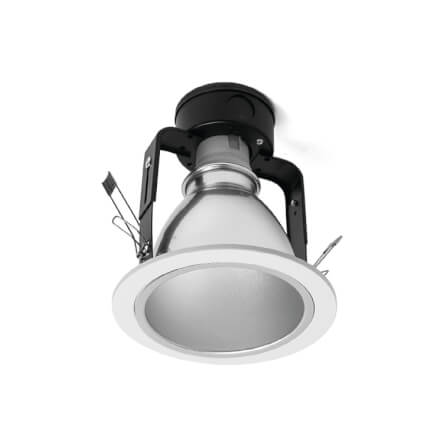 ดาวน์ไลท์ SL LIGHTING PHOTON 4 นิ้ว ทรงกลม สีขาว (รีเฟล็กเตอร์สีเงิน)_0