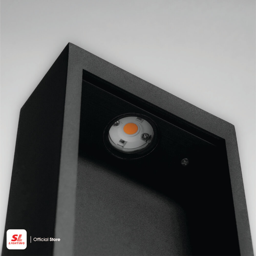 ไฟทางเดิน LED SL LIGHTING PHUPHA 12 วัตต์ WARM WHITE สีดำ