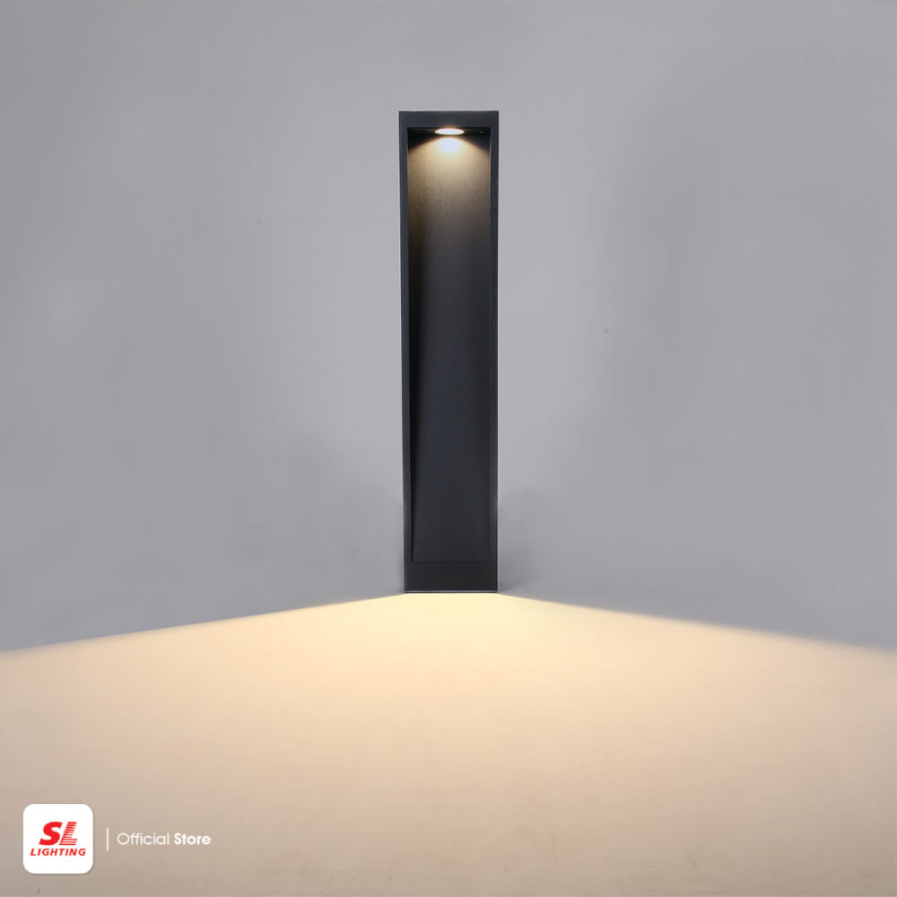 ไฟทางเดิน LED SL LIGHTING PHUPHA 12 วัตต์ WARM WHITE สีดำ