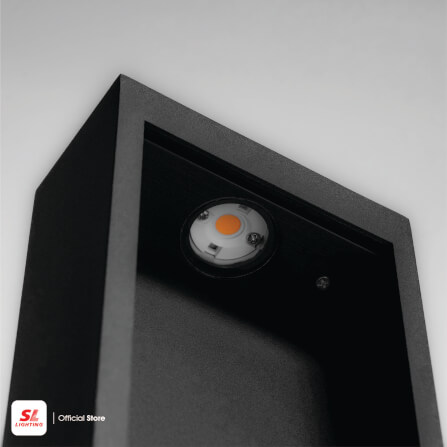 ไฟทางเดิน LED SL LIGHTING PHUPHA 12 วัตต์ WARM WHITE สีดำ_1
