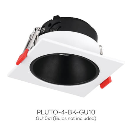ดาวน์ไลท์ SL LIGHTING PLUTO สีขาว/ดำ สี่เหลี่ยม_1