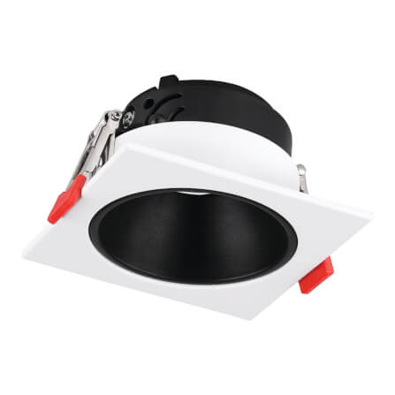 ดาวน์ไลท์ SL LIGHTING PLUTO สีขาว/ดำ สี่เหลี่ยม_0