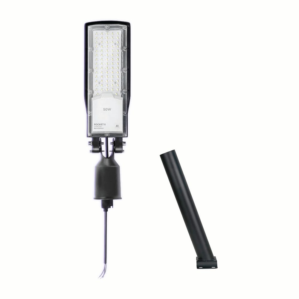 ไฟถนน LED SL LIGHTING ROCKET-II 50 วัตต์ DAYLIGHT สีเทา