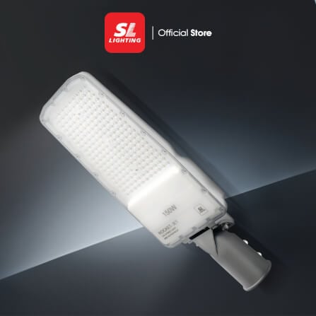 ไฟถนน LED SL LIGHTING ROCKET-JET 150 วัตต์ WARM WHITE สีเทา_4