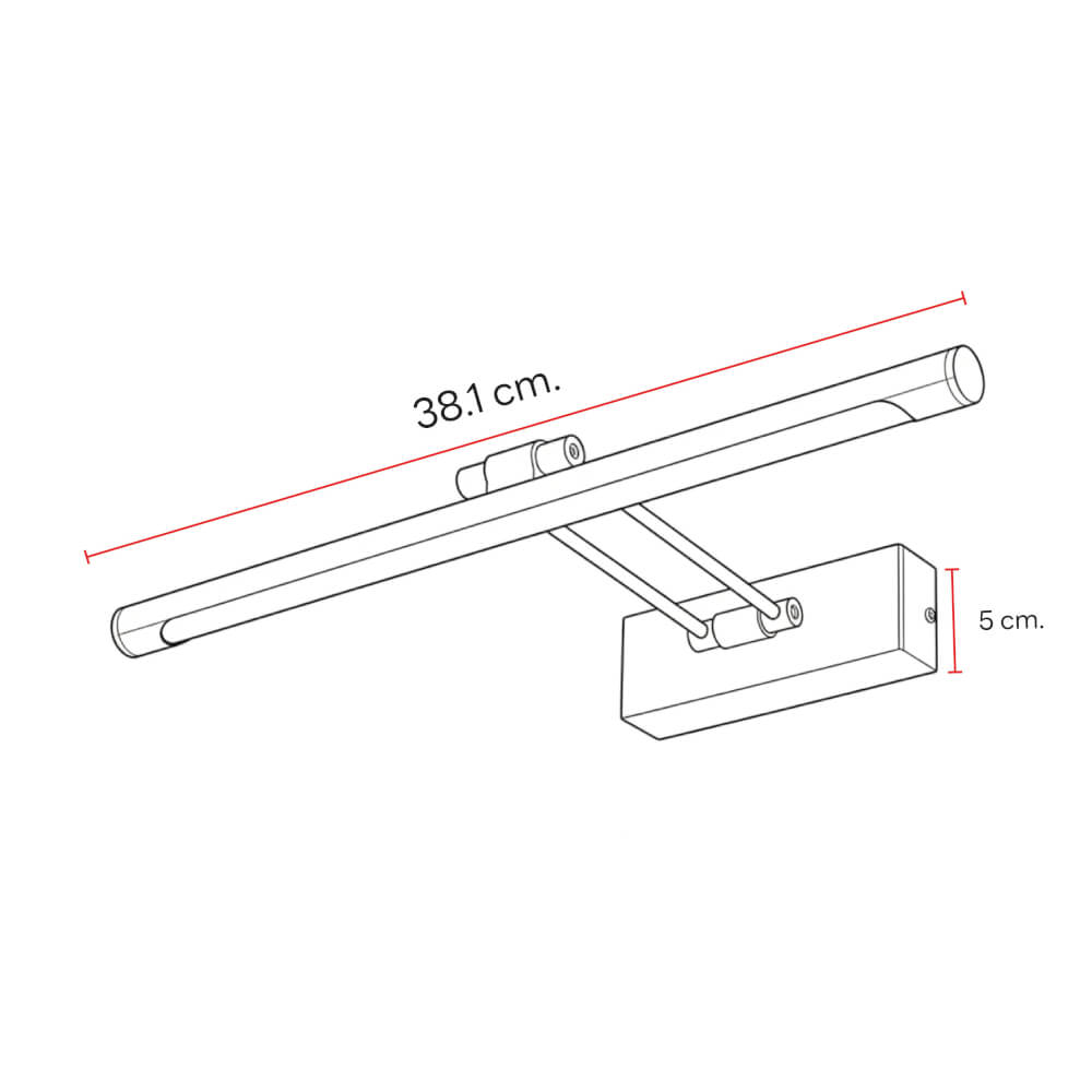 ไฟกิ่งภายใน LED SL LIGHTING ROOP-A 8 วัตต์ WARM WHITE สีเงิน