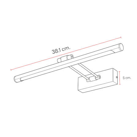ไฟกิ่งภายใน LED SL LIGHTING ROOP-A 8 วัตต์ WARM WHITE สีเงิน_3