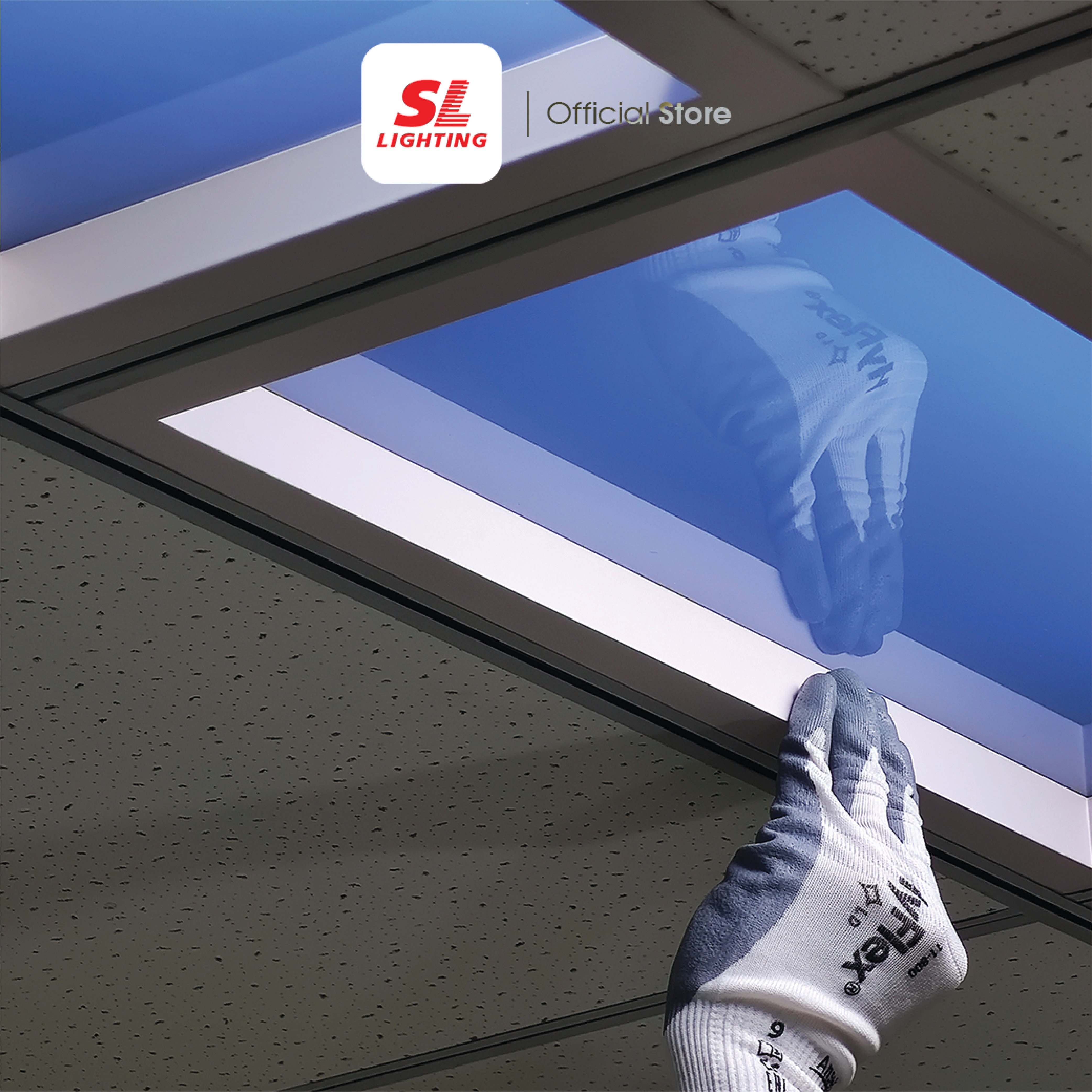 โคมไฟฝังเพดานเสมือนท้องฟ้าจริง SL LIGHTING SKYWA 60x60 ซม. 80W CCT สีขาว