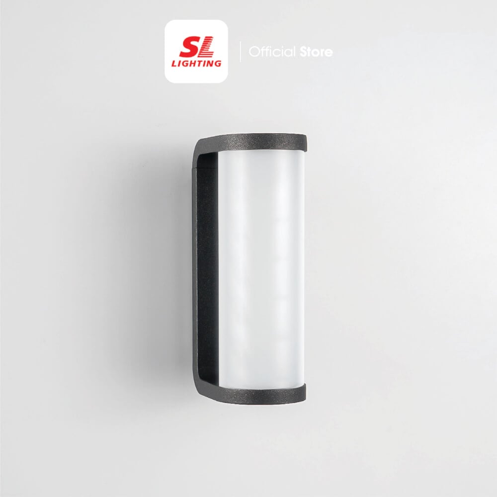 ไฟผนังภายนอก LED SL LIGHTING SLEEK 18 วัตต์ WARM WHITE สีดำ