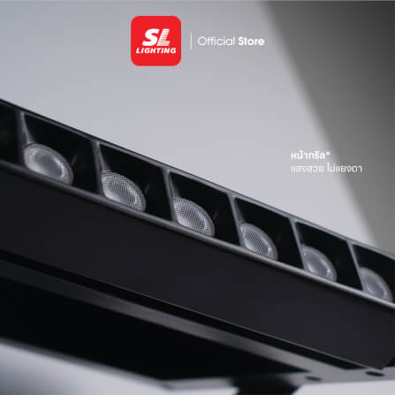 ไฟผนังภายนอก SOLAR SL LIGHTING GRILL 18 วัตต์ WHITE/COOL WHITE/DAY LIGHT สีดำ_4