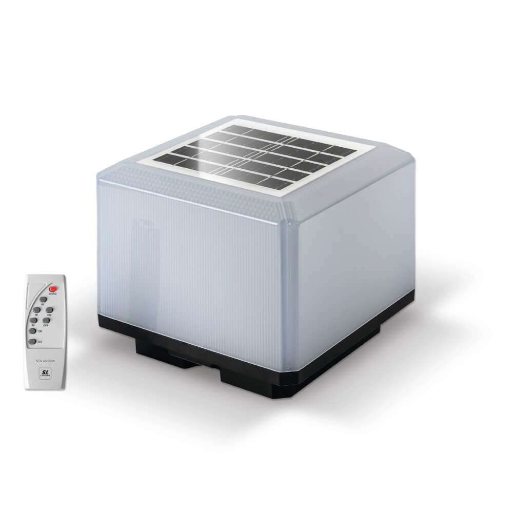 ไฟหัวเสา SOLAR SL LIGHTING SOLARIUM 25 วัตต์ WARM WHITE/COOL WHITE/DAY LIGHT สีขาวขุ่น