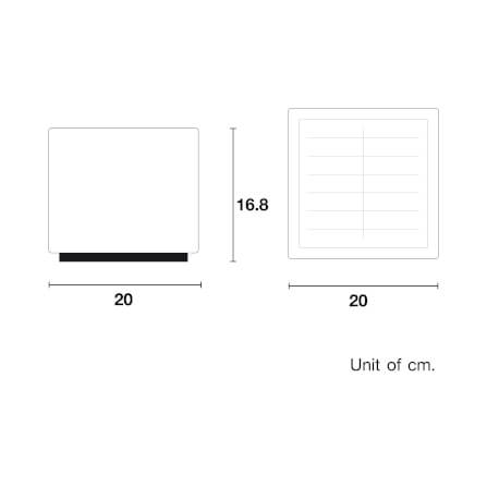 ไฟหัวเสา SOLAR SL LIGHTING SOLARIUM 20 วัตต์ WARM WHITE/COOL WHITE/DAY LIGHT สีขาวขุ่น_2