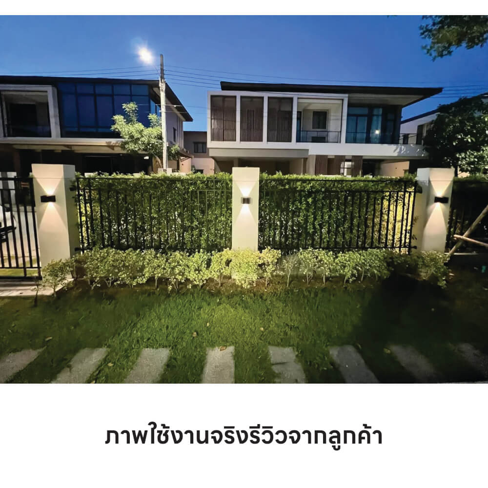 ไฟผนังภายนอก SOLAR SL LIGHTING ALLSQ 2 วัตต์ WARM WHITE สีดำ_2