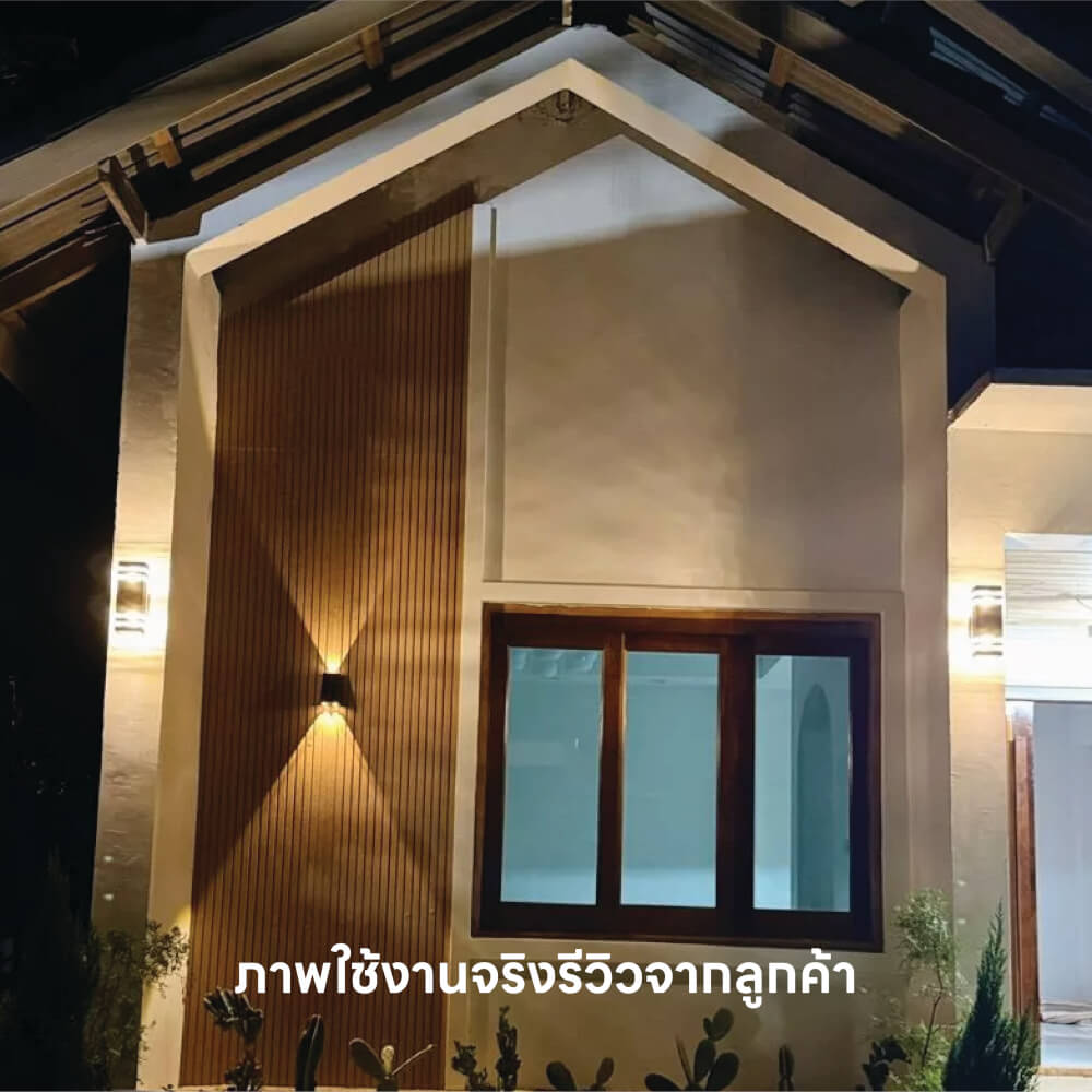 ไฟผนังภายนอก SOLAR SL LIGHTING TRI 3 วัตต์ WARM WHITE สีดำ_3