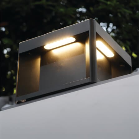 ไฟหัวเสา SOLAR SL LIGHTING 15 วัตต์ WARM WHITE/COOL WHITE/DAY LIGHT สีดำ_7