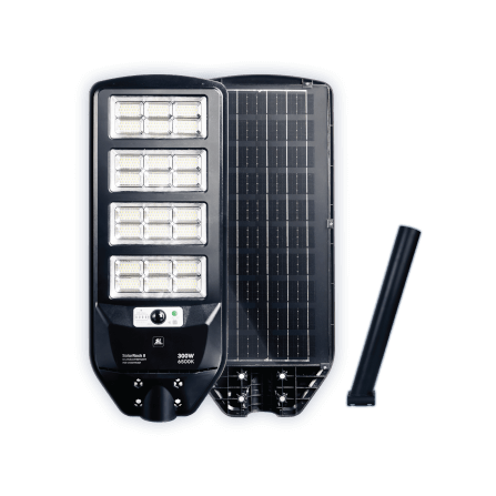 ไฟถนน SOLAR SL LIGHTING SOLARROCKII 300 วัตต์ DAYLIGHT สีดำ_0