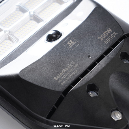 ไฟถนน SOLAR SL LIGHTING SOLARROCKII 200 วัตต์ DAYLIGHT สีดำ_3
