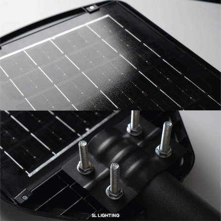 ไฟถนน SOLAR SL LIGHTING SOLARROCKII 200 วัตต์ DAYLIGHT สีดำ_5