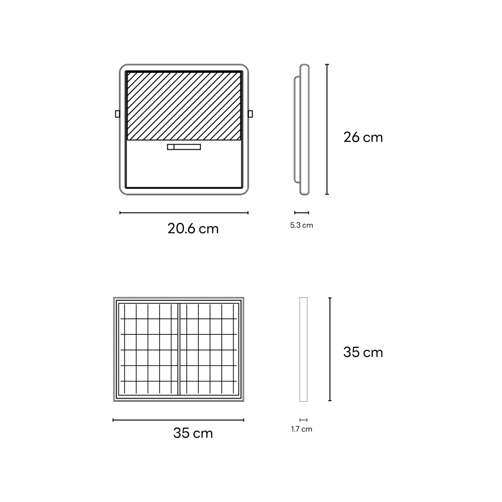 สปอตไลท์ SOLAR SL LIGHTING SOLARSHIPII 200 วัตต์ DAYLIGHT สีดำ_2