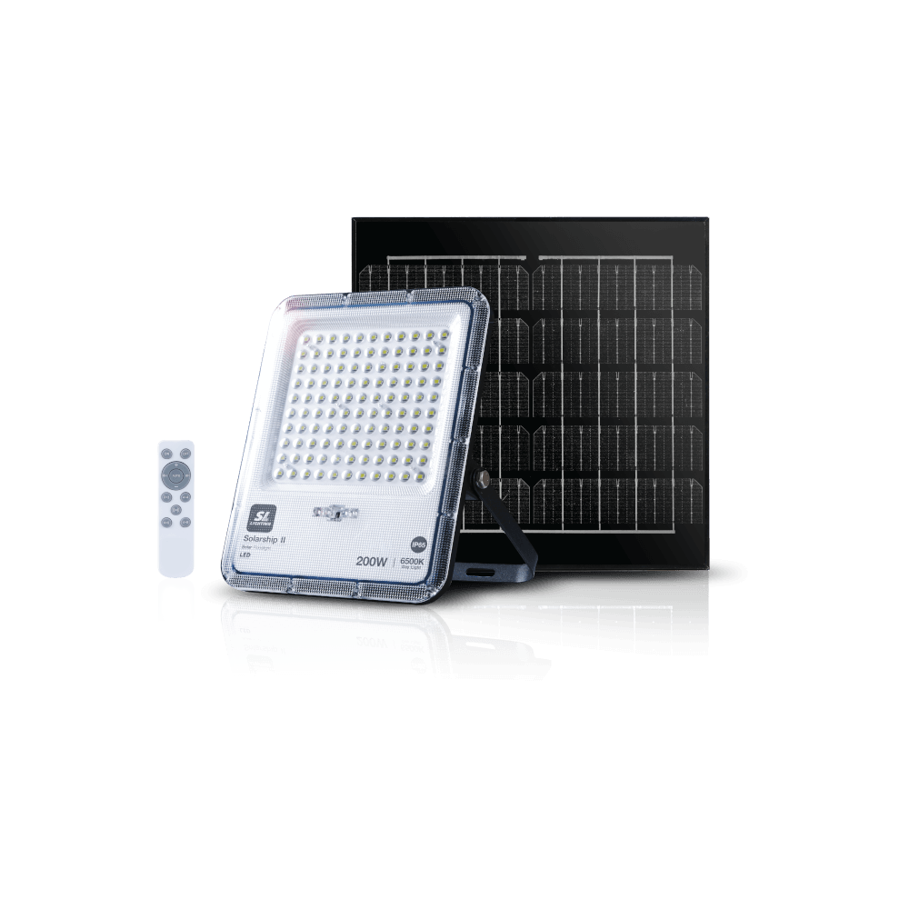 สปอตไลท์ SOLAR SL LIGHTING SOLARSHIPII 200 วัตต์ DAYLIGHT สีดำ_0