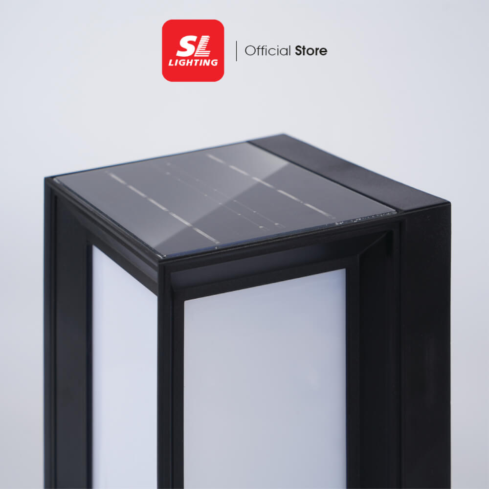 ไฟผนังภายนอก SOLAR SL LIGHTING RE1 8 วัตต์ WARM WHITE/COOL WHITE/DAY LIGHT สีดำ_2