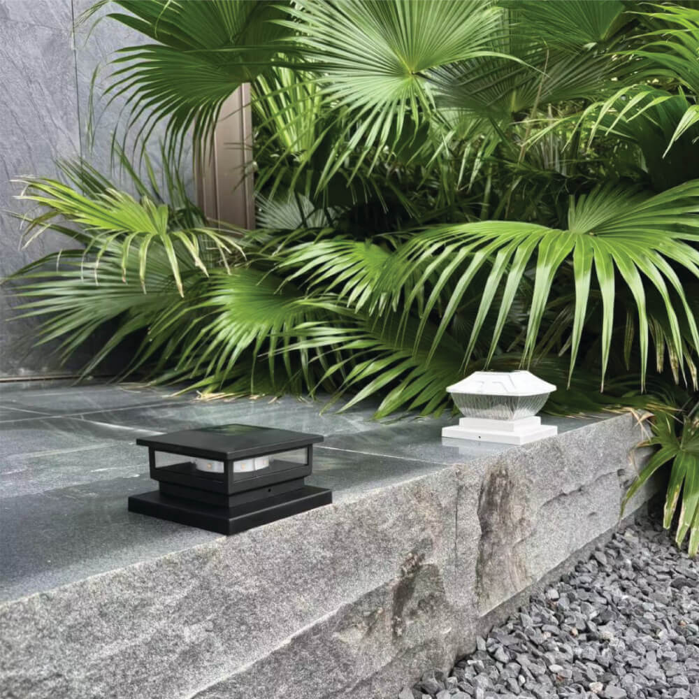 ไฟหัวเสา SOLAR SL LIGHTING SOLARZEN 2 วัตต์ WARM WHITE สีใส