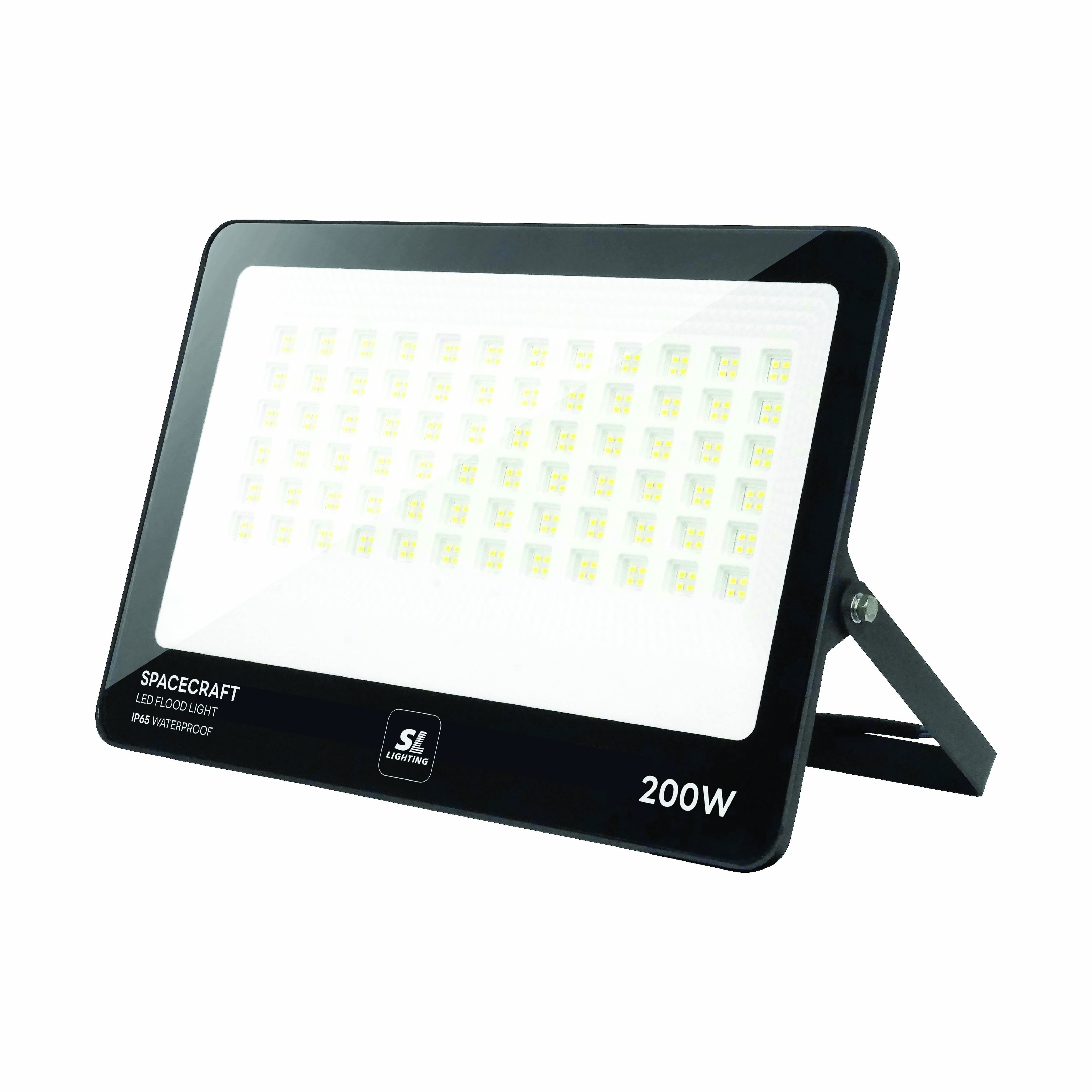 สปอตไลท์ LED SL LIGHTING SPACECRAFT 200 วัตต์ DAYLIGHT สีดำ