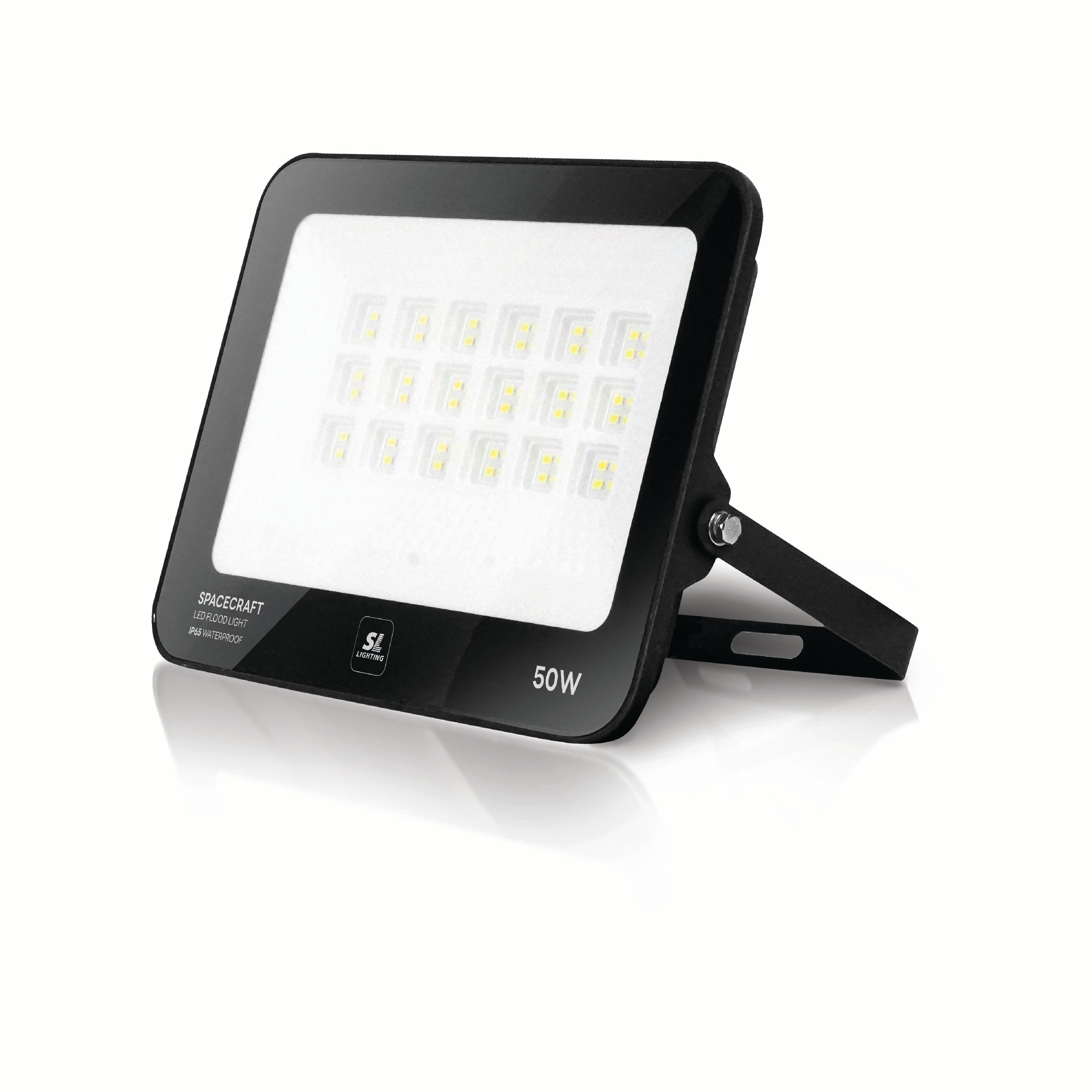 สปอตไลท์ LED SL LIGHTING SPACECRAFT 50 วัตต์ DAYLIGHT สีดำ_0