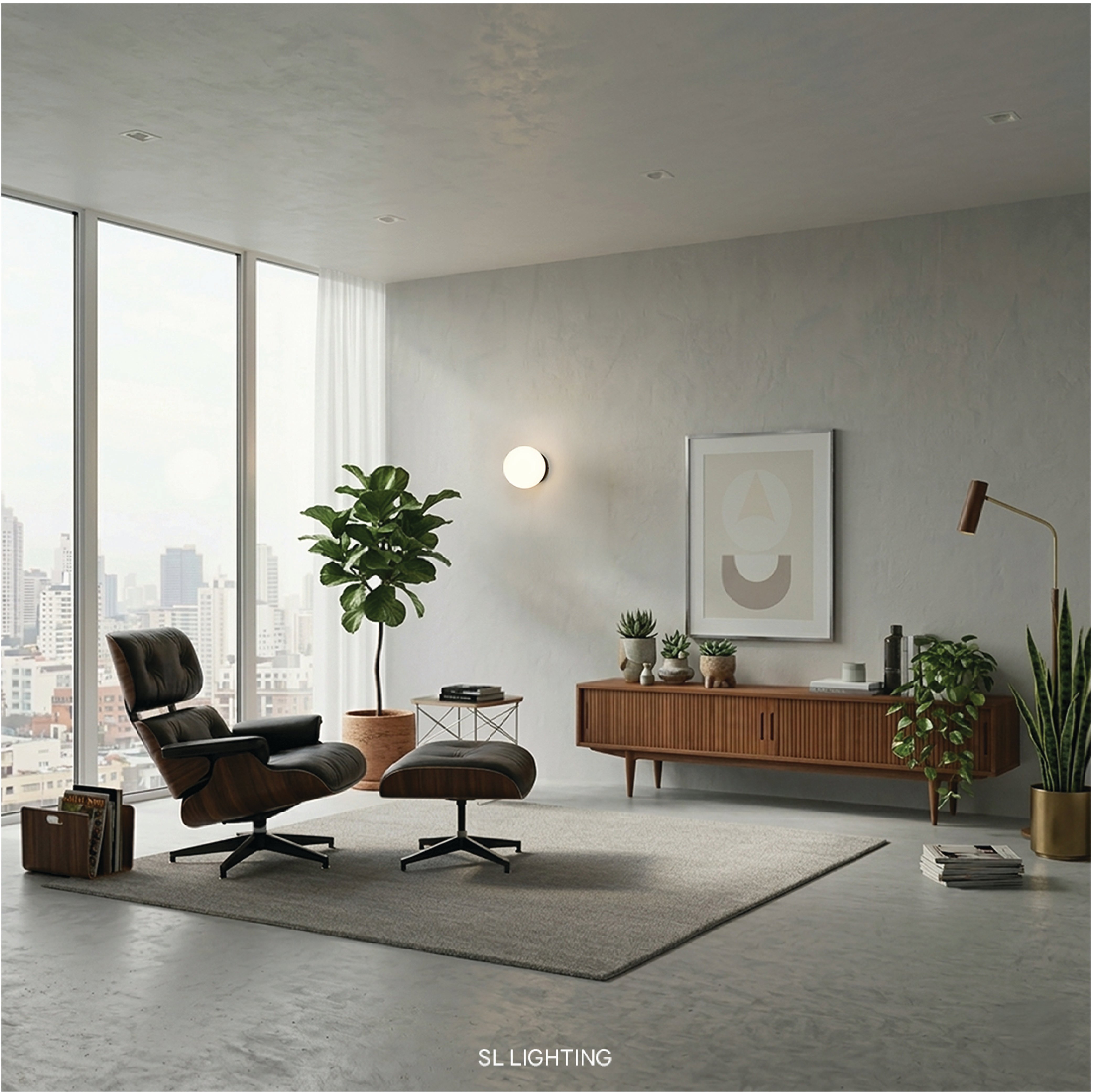 ไฟกิ่งภายใน SL LIGHTING SPHERE G9 12 ซม. สีโครเมียม_4
