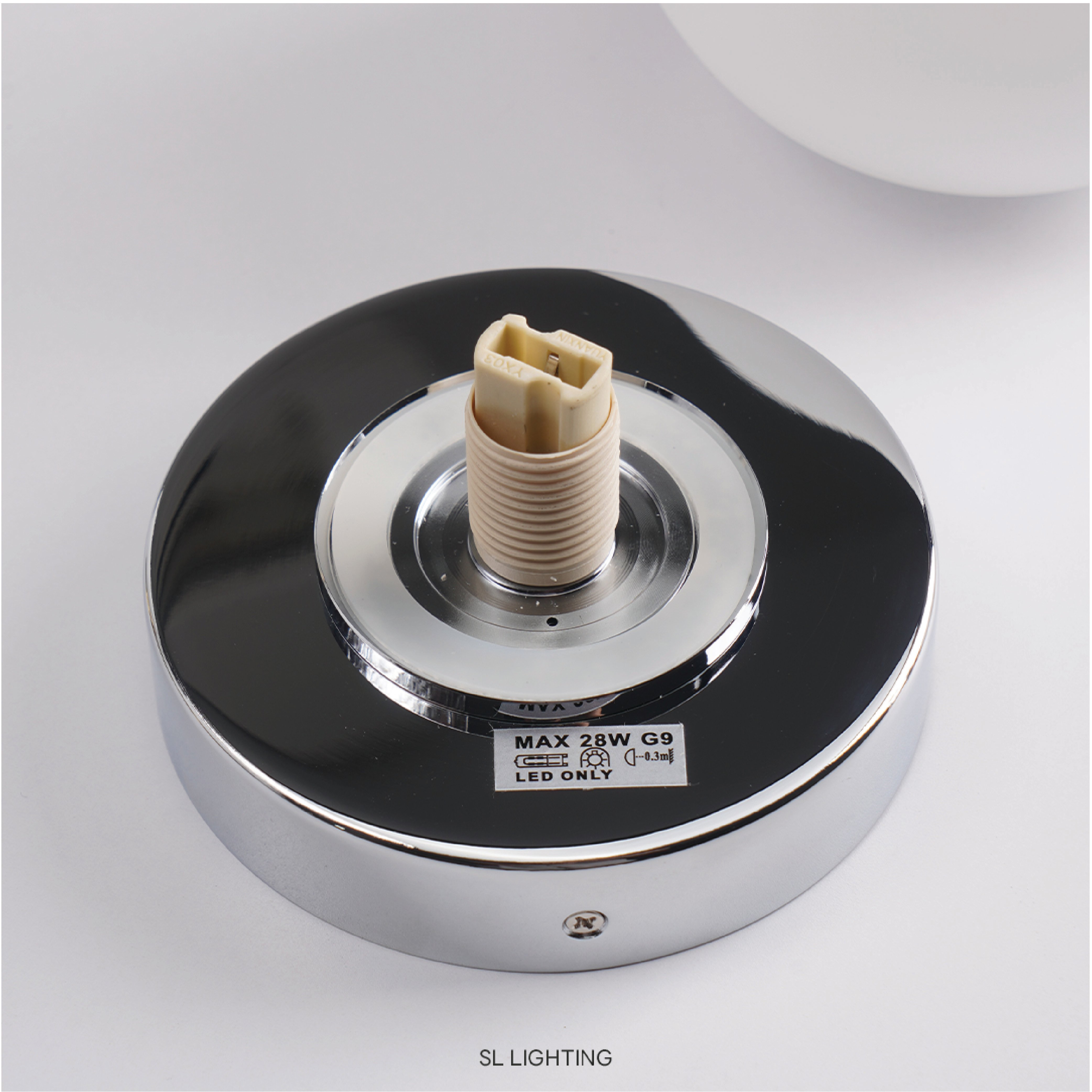 ไฟกิ่งภายใน SL LIGHTING SPHERE G9 12 ซม. สีโครเมียม_3