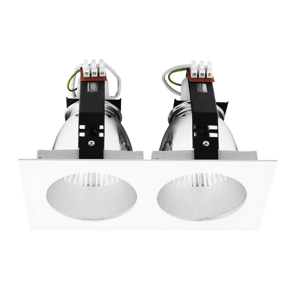 ดาวน์ไลท์ SL LIGHTING 634-2 ทรงสี่เหลี่ยม สีขาว
