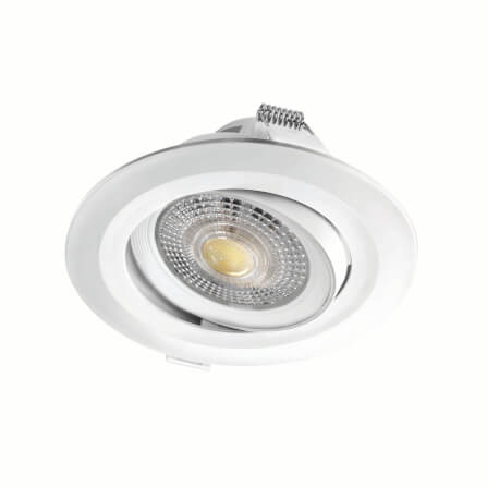 ดาวน์ไลท์ LED SL LIGHTING STAR-II 7 วัตต์ WARM WHITE สีขาว_0