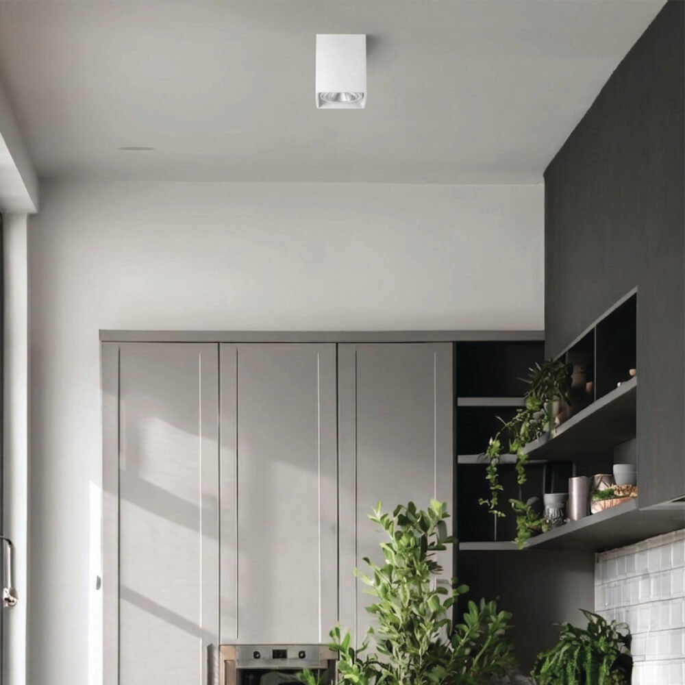 ดาวน์ไลท์ SL LIGHTING 552F สี่เหลี่ยม E27 สีขาว