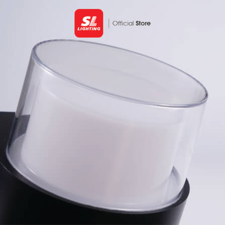 ไฟผนังภายนอก LED SL LIGHTING TER-02-2RD 8 วัตต์ WARM WHITE สีดำ (2ทาง)_1