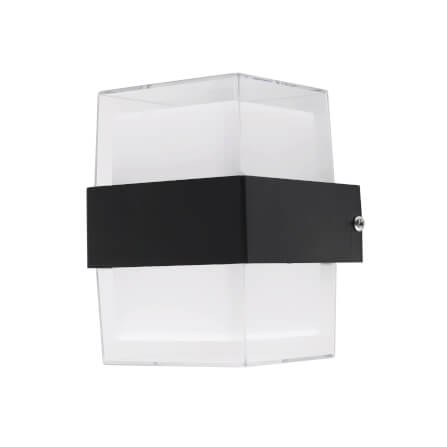 ไฟผนังภายนอก LED SL LIGHTING TER-04-2SQ 8 วัตต์ WARM WHITE สีดำ_0