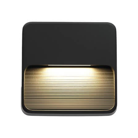 ไฟผนังภายนอก LED SL LIGHTING TER-03 2 วัตต์ WARM WHITE สีดำ_0