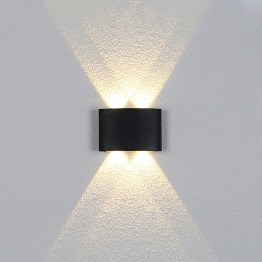 ไฟผนังภายนอก LED SL LIGHTING TER-06-2P 4 วัตต์ WARM WHITE สีดำ