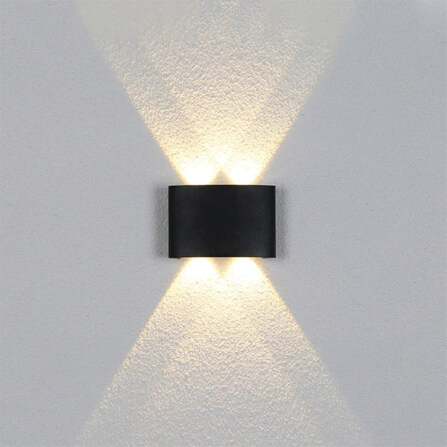 ไฟผนังภายนอก LED SL LIGHTING TER-06-2P 4 วัตต์ WARM WHITE สีดำ_5