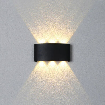 ไฟผนังภายนอก LED SL LIGHTING TER-06-3P 5.5 วัตต์ WARM WHITE สีดำ_5