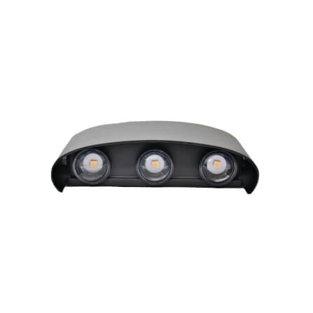 ไฟผนังภายนอก LED SL LIGHTING TER-06-3P 5.5 วัตต์ WARM WHITE สีดำ_0