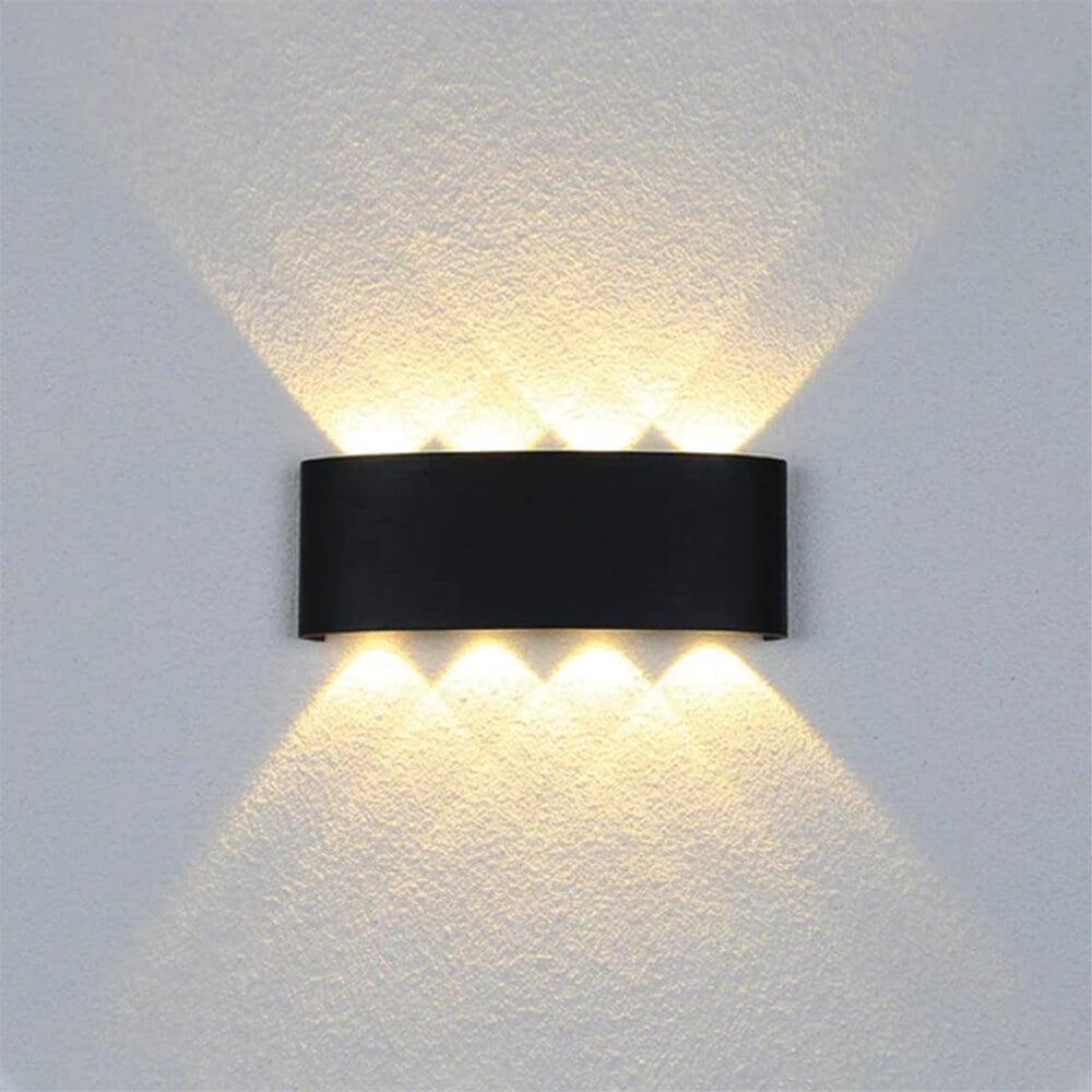 ไฟผนังภายนอก LED SL LIGHTING TER-06-4P 8 วัตต์ WARM WHITE สีดำ