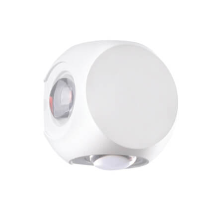 ไฟผนังภายนอก LED SL LIGHTING TER-07-4R 4 วัตต์ WARM WHITE สีขาว_0