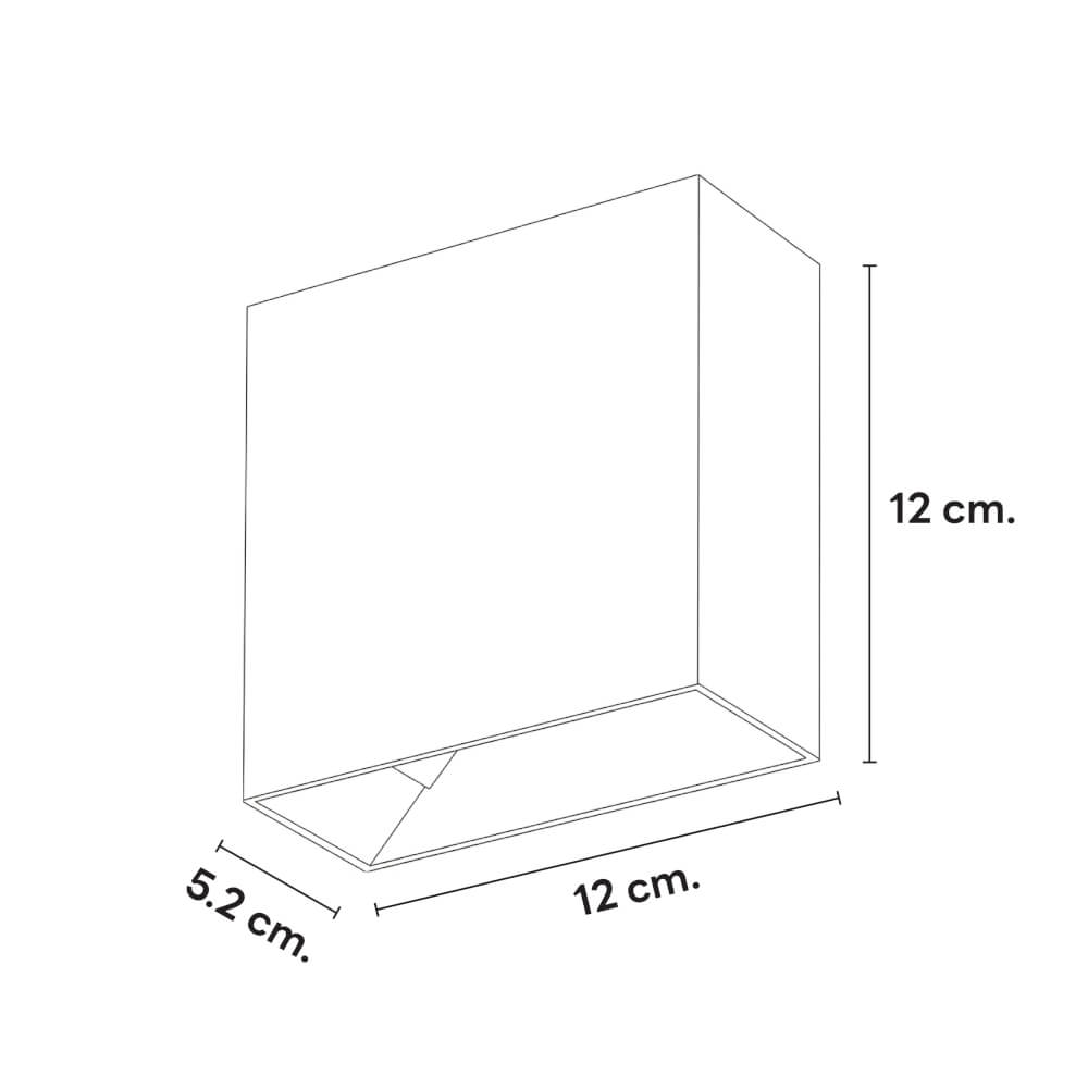 ไฟกิ่งภายนอก LED SL LIGHTING TER-12 3 วัตต์ WARM WHITE สีขาว
