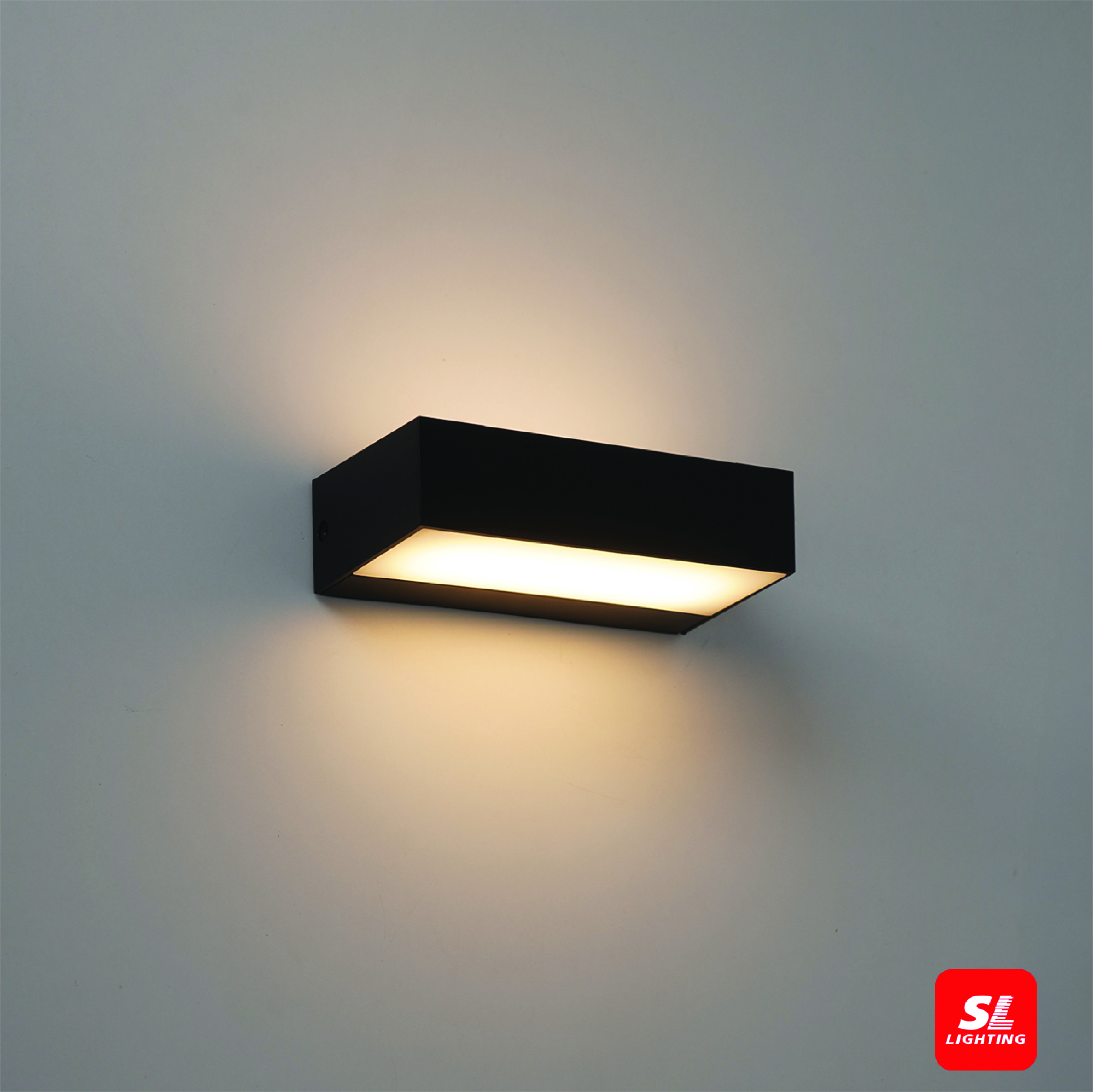 ไฟผนังภายนอก LED SL LIGHTING TER-RE 9 วัตต์ WARM WHITE/COOL WHITE/DAY LIGHT สีดำ
