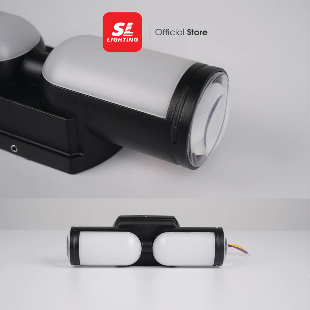 ไฟผนังภายนอก LED SL LIGHTING TER2-HG 12 วัตต์ WARM WHITE สีดำ