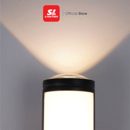 ไฟผนังภายนอก LED SL LIGHTING TER2-HG 12 วัตต์ WARM WHITE สีดำ_4
