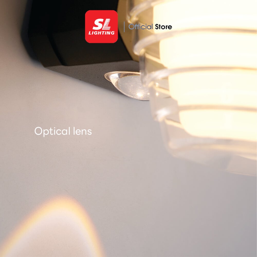 ไฟผนังภายนอก LED SL LIGHTING TER2-PC 12 วัตต์ WARM WHITE สีดำ