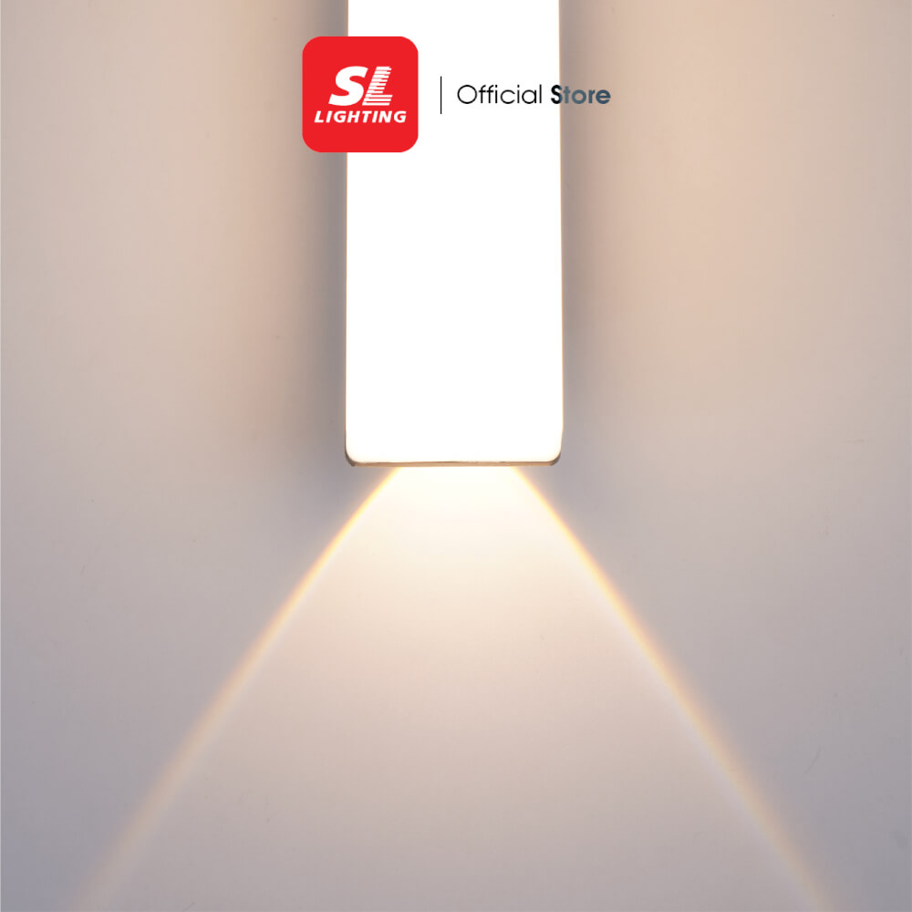 ไฟผนังภายนอก LED SL LIGHTING TER2-SQ 10 วัตต์ WARM WHITE สีดำ