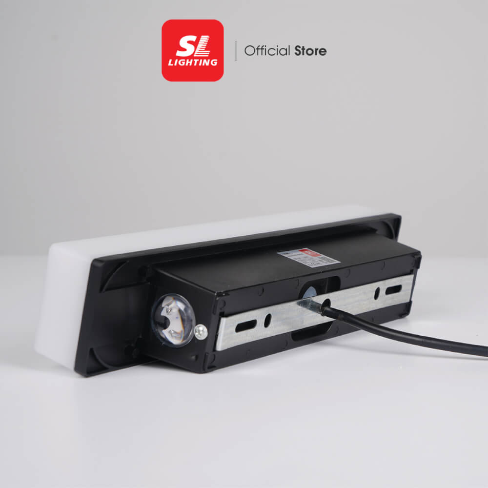 ไฟผนังภายนอก LED SL LIGHTING TER2-SQ 10 วัตต์ WARM WHITE สีดำ