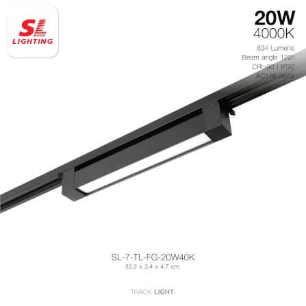 แทรคไลท์ LED SL LIGHTING TL-FG 20 วัตต์ DAY LIGHT สีดำ_1