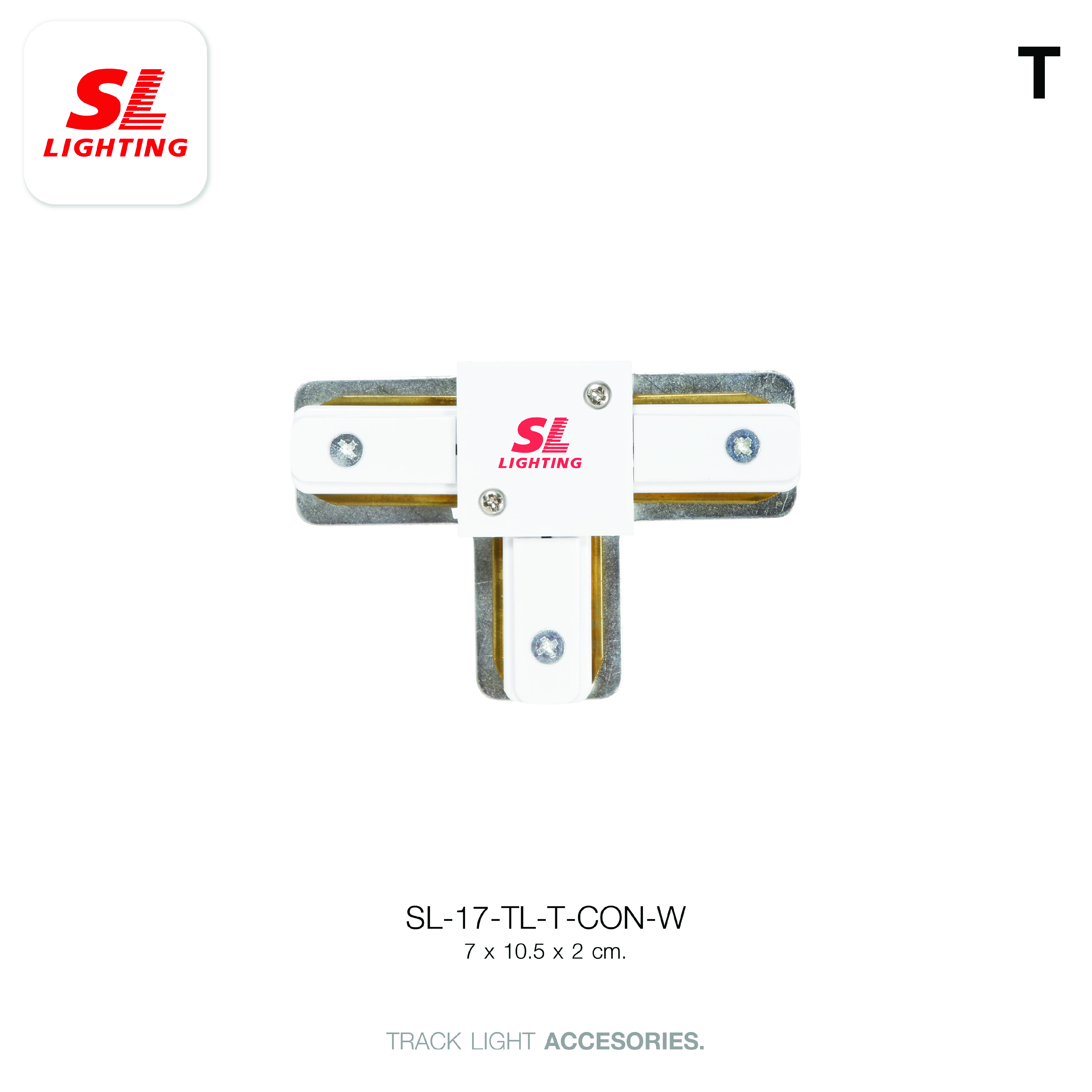 ข้อต่อรางไฟแทรคไลท์ SL LIGHTING TL-T 3 ทาง สีขาว_4